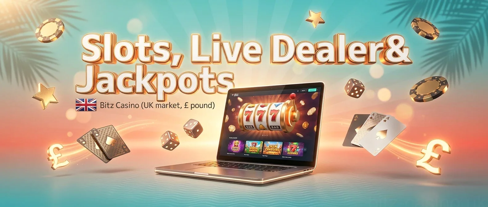 Slots, Live Dealer& Jackpots